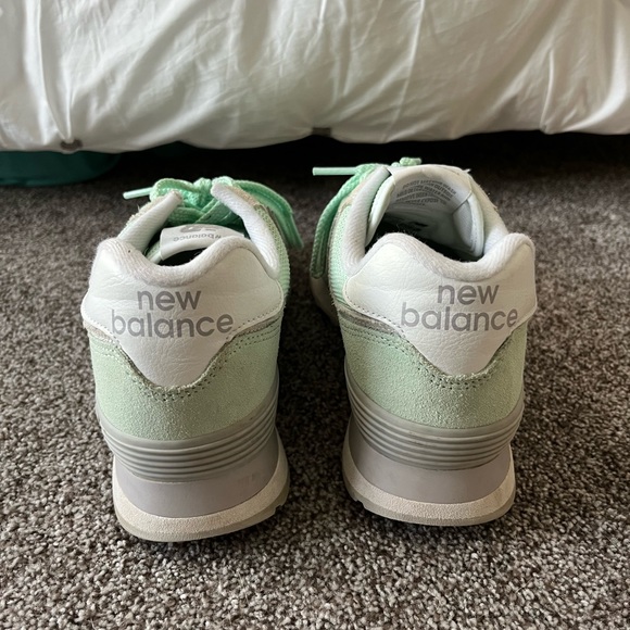 Mint green new balance 574 - Picture 3 of 7